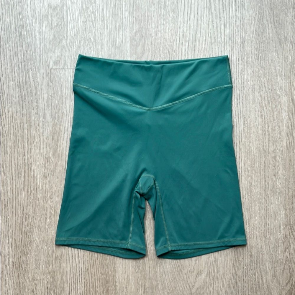 Vitality Balance Athletica Green Biker Shorts